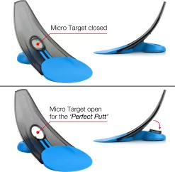 PuttOut Pressure Putt Trainer -Professional Golf Equipment Store PUTBLUE Blue DET