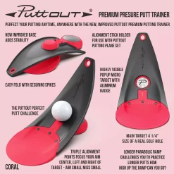 PuttOUT Premium Pressure Putt Trainer -Professional Golf Equipment Store PUTPC NOCOLOR TEC