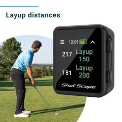 Shot Scope H4 GPS + Shot Tracking Handheld -Professional Golf Equipment Store SS HAN H4 BLK Black TEC alt10