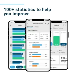 Shot Scope H4 GPS + Shot Tracking Handheld -Professional Golf Equipment Store SS HAN H4 BLK Black TEC alt7