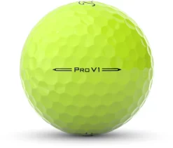 Titleist 2023 Pro V1 Yellow Personalized Golf Balls -Professional Golf Equipment Store T2128C 12PL Black SDE