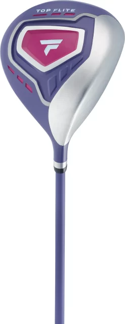 Top Flite 2022 Girls' 9-Piece Complete Set - (Height 53" And Above) -Professional Golf Equipment Store TF22JR912GRH NOCOLOR HEAD
