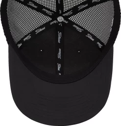 Titleist Men's 2022 Tour Performance Mesh Golf Hat -Professional Golf Equipment Store TH22ATPM 001 BlackBlackWhite DET