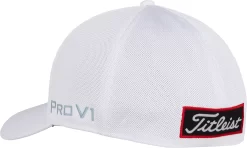 Titleist Men's 2022 Tour Sports Mesh Golf Hat -Professional Golf Equipment Store TH22FTSN2 14E WhiteSky BCKL
