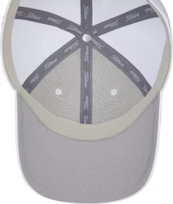 Titleist Men's 2022 Tour Sports Mesh Golf Hat -Professional Golf Equipment Store TH22FTSN2 14E WhiteSky BTM