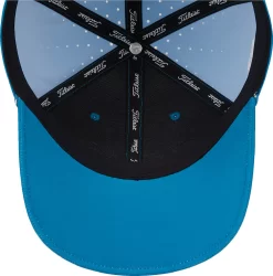 Titleist Men's Tour Breezer Golf Hat -Professional Golf Equipment Store TH23ATB 4F1 ReefBlueWhite DET