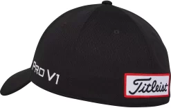 Titleist Men's Tour Elite Golf Hat -Professional Golf Equipment Store TH23FTEL 01C BlackWhite BCKL