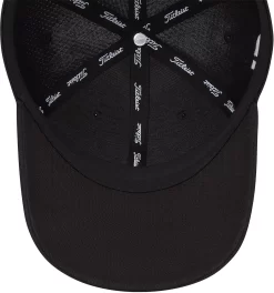 Titleist Men's Tour Elite Golf Hat -Professional Golf Equipment Store TH23FTEL 01C BlackWhite DET