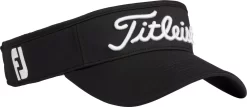Titleist Men's Tour Performance Golf Visor -Professional Golf Equipment Store TH8VTPS 0 BlackWhite FRTR