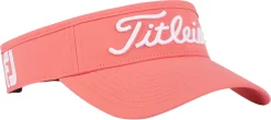 Titleist Men's 2022 Tour Performance Golf Visor -Professional Golf Equipment Store TH8VTPS 611 CoralWhite AR