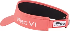 Titleist Men's 2022 Tour Performance Golf Visor -Professional Golf Equipment Store TH8VTPS 611 CoralWhite BCKL