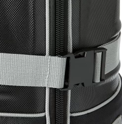 TourTrek Hybrid Hard Top Travel Cover -Professional Golf Equipment Store TT18HYBTRVL Black DET alt1