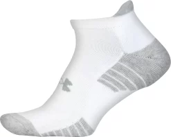 Under Armour Men's HeatGear Tech No-Show Golf Socks - 3 Pack -Professional Golf Equipment Store U343 170 White L