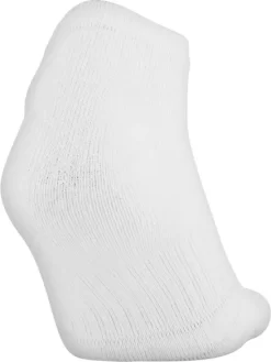 Under Armour Men's Golf Cotton No Show Socks - 6 Pack -Professional Golf Equipment Store U6725F6 170 White BCK