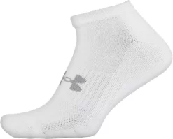 Under Armour Men's Golf Cotton No Show Socks - 6 Pack -Professional Golf Equipment Store U6725F6 170 White SDE