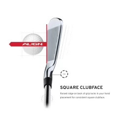 Golf Pride Tour Velvet ALIGN Grip -Professional Golf Equipment Store VTXS 60X N4M X NOCOLOR DET alt8