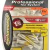 Pride PTS Evolution 1.5'' & 2.75'' White Golf Tees - 50 Pack