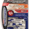 Pride PTS Evolution 1.5'' & 3.25'' White Golf Tees - 50 Pack