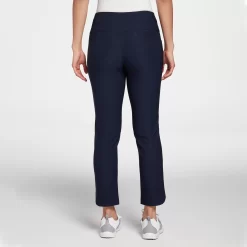 Lady Hagen Women's Tummy Control Pull-On Golf Pants -Professional Golf Equipment Store WGH15400 DarkNavy MODBCK