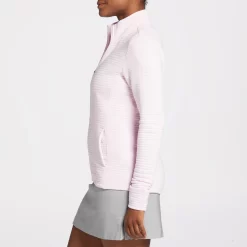 Lady Hagen Women's Embossed Full-Zip Golf Jacket -Professional Golf Equipment Store WGH36009 FrescoPink MODSDE